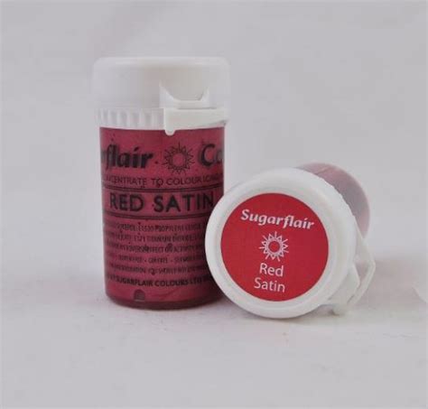 Red Satin Paste Sugar Ice