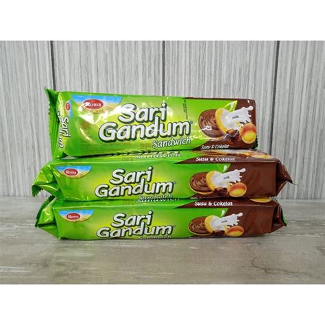 Jual Roma Sari Gandum Sandwich Coklat 135 Gr Shopee Indonesia