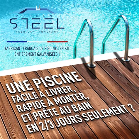 Piscine Steel Vos Piscines En Kit Enti Rement Galvanis Es Piscine