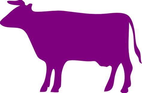 Purple Cow Clip Art at Clker.com - vector clip art online, royalty free ...