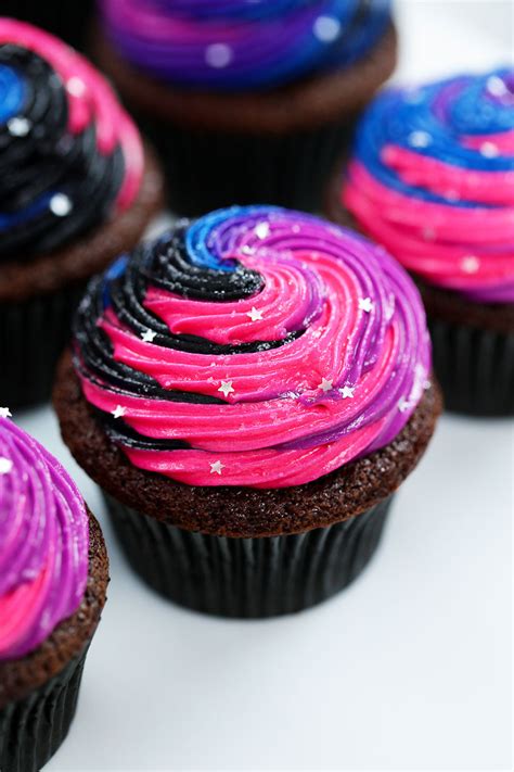 Galaxy Cupcakes Recipe | Rosanna Pansino | Nerdy Nummies