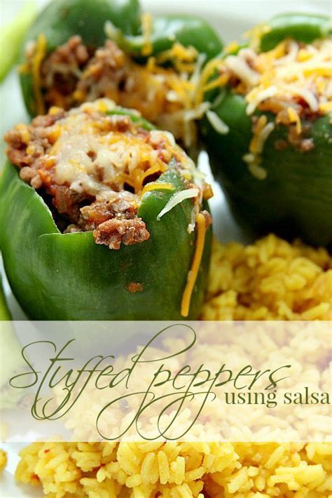 Easy Stuffed Peppers Without Rice Duke Manor Farm By Laura Janning Easy Stuffed Pepper