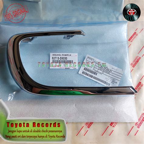 Jual List Chrome Cover Fog Lamp Toyota Innova Type V Original