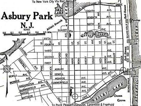 Layout Of Asbury Park Asbury Park Asbury Park