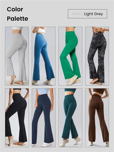 Glowmode Featherfit Yoga Flare Leggings Buttery Soft Tummy Control