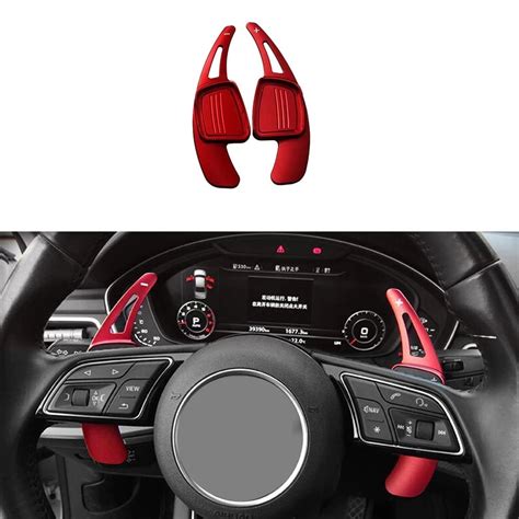 Set Padele Volan Pentru Audi Shift Paddle Rosu Audi A S