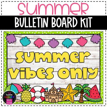 Summer Beach Bulletin Board or Door Decor by The Creative Calculator