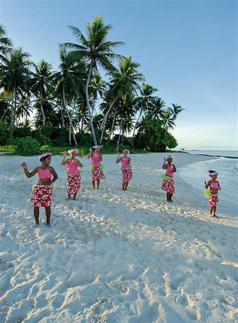 Local Happy Chuukese On The Island Of Chuuk Micronesia South Pacific