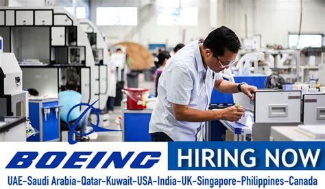 Boeing Jobs Qatar USA India UK Malaysia Singapore Canada