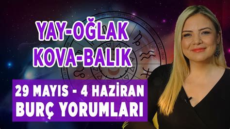 YAY OĞLAK KOVA BALIK 29 Mayıs 4 Haziran Haftalık Burç