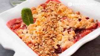 Crumble De Frutos Rojos La Receta M S F Cil De Karlos Argui Ano