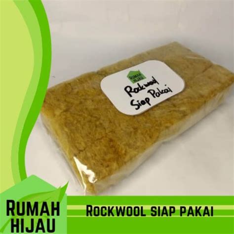 Jual Rockwool Cultilene Siap Pakai Media Tanam Hidroponik X X