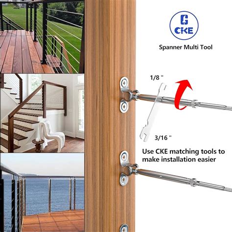 The Best Invisible Cable Railing Hardware Kit Muzata