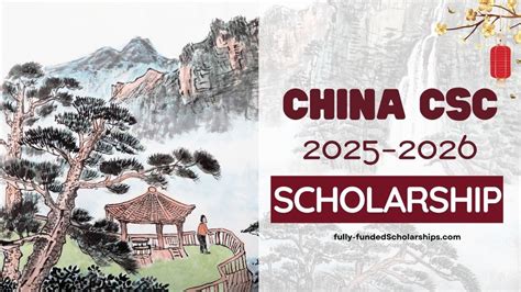 Chinese Government Csc Scholarships Admission Preps Fully