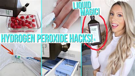 15 Amazing Home Hacks Using Hydrogen Peroxide Youtube