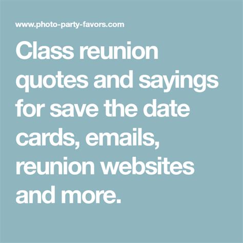 Class Reunion Quotes - ShortQuotes.cc