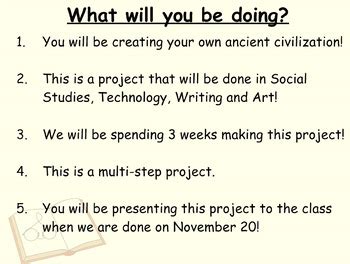 Project Make Your Own Civilization Intro By Miss Shawberry Tpt