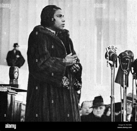 Marian Anderson 1897 1993 Namerican Contralto Singer Photographed