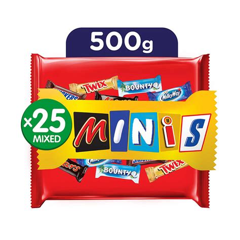 Mars® Best Of Minis Chocolate Bag 500g X18 Snack Circus Inc