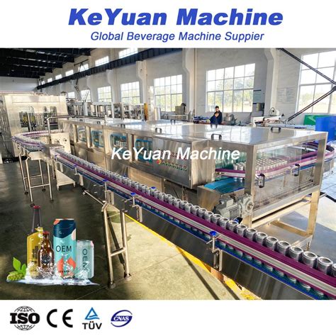 Automatic Glass Bottle Beer CSD Drinks Filling Sealing Machine With