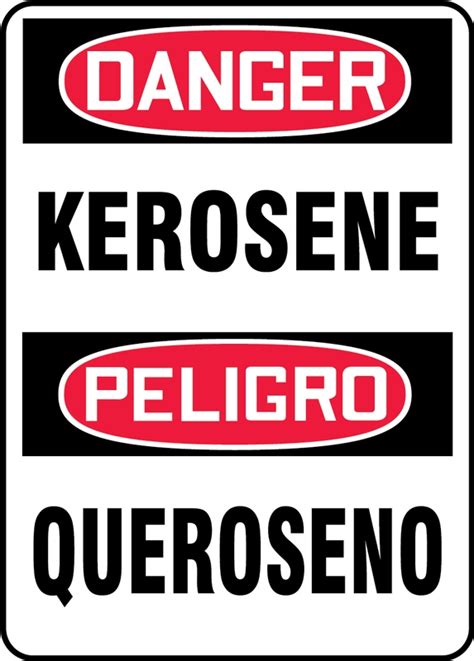 Bilingual Safety Sign Spanish