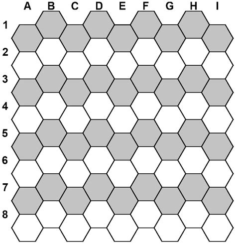 Hex Grid Printable