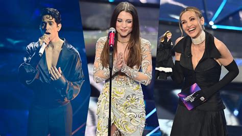 Look Sanremo Top E Flop Della Serata Delle Cover Cuccarini Scelta