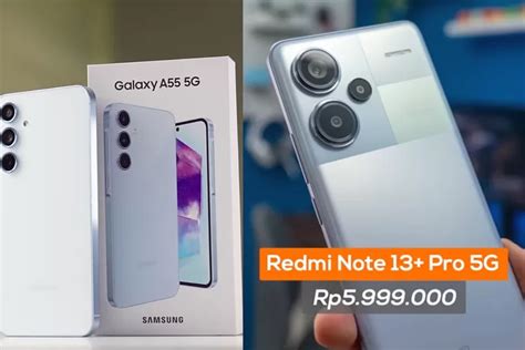 Perbandingan Spesifikasi Samsung Galaxy A55 5G Vs Redmi Note 13 Pro