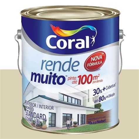 Tinta Rende Muito Areia L Coral