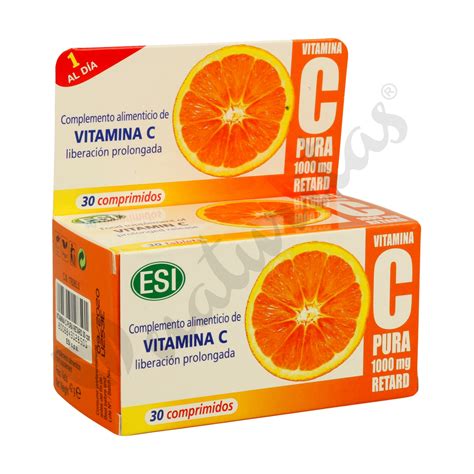 Vit C Pura 1000Mg Retard 30 Comprimidos De ESI Naturitas