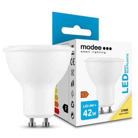 ML GU10P2700K6W Modee Lighting LED Spot Alu Plastic 6W GU10 110 2700K