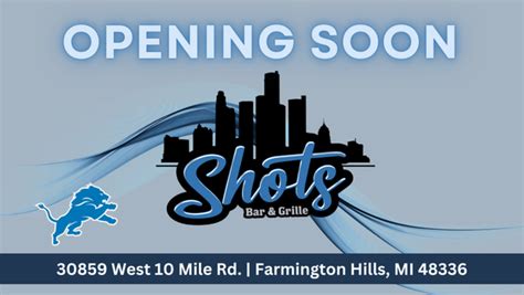 Shots Bar And Grille Updated August 2024 30859 W 10 Mile Rd Farmington Hills Michigan