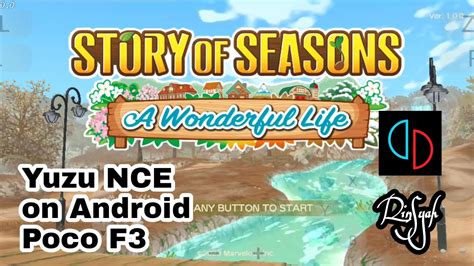 Story Of Seasons A Wonderful Life YUZU NCE Android YouTube