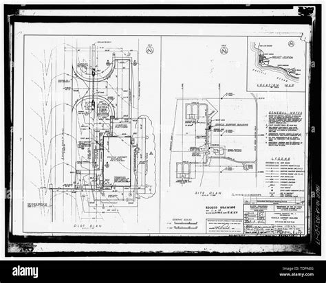 Photocopy Of Drawing 1961 Civil Engineering Drawing By Kaiser