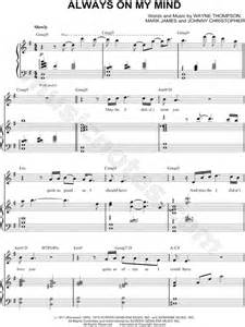 Michael Bublé Always on My Mind Sheet Music in G Major transposable