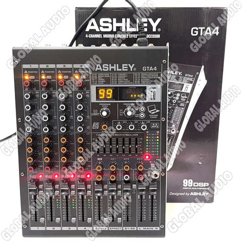 Mixer Audio Ashley GTA 4 6channel Original Mixer Ashley GTA4 Mixing 6