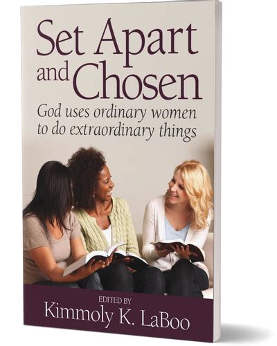 Set Apart And Chosen Book