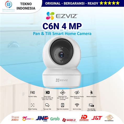 Jual Ezviz C6n 4mp Ip Cam Wifi Indoor Smart Wi Fi Pan And Tilt Ip Camera