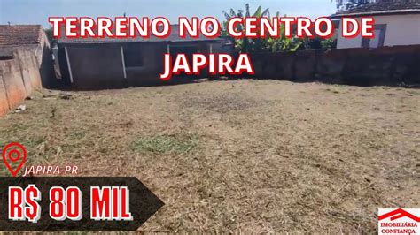 TERRENO NO CENTRO DE JAPIRA 80 MIL Código 2053 YouTube