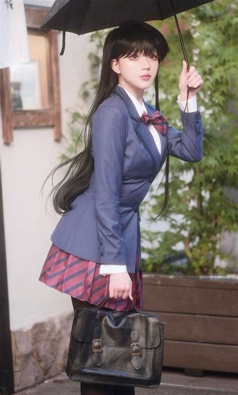 Komi San Wa Komyushō Desu Cosplay Gadis Anime Gambar Anime Gadis Animasi