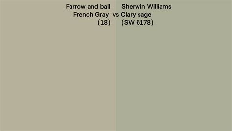 Farrow And Ball French Gray Vs Sherwin Williams Clary Sage Sw