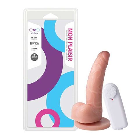 P Nis De Borracha Real Stico Vibrador Externo X Cm Soulsex