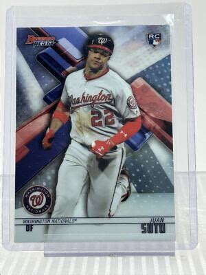 Juan Soto Bowman S Best Baseball Rookie Nationals Rc Q Ebay