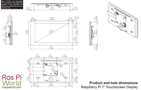 All Raspberry Pi Products Dimension Drawings