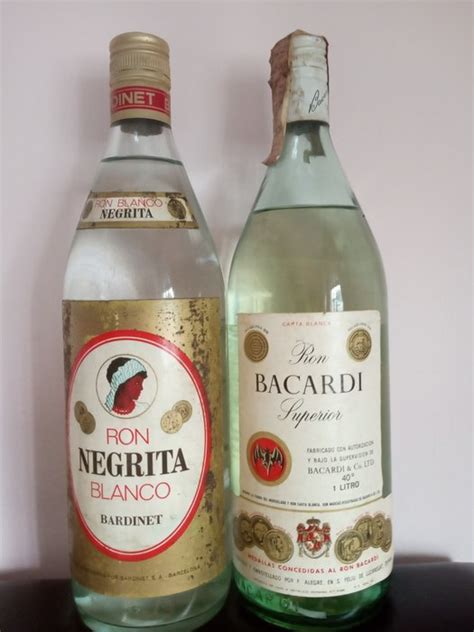 Bacardi Negrita Bacardi Superior Carta Blanca And Bardinet Ron Negrita