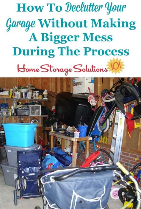 How To Declutter Your Garage Without Making A Bigger Mess In The