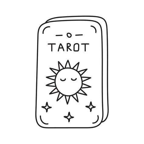 Hand Drawn Tarot Card Illustration 13947943 Vector Art At Vecteezy