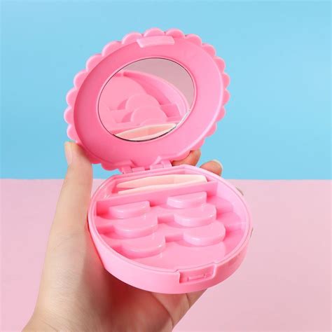 Case Pink Lashes Container Box False Eyelash Box Makeup Tool Lashes