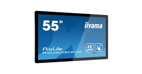 Iiyama TF5539UHSC B1AG Public Display Schwarz UltraHD 4K IPS IP54