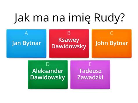 Rudy Jan Bytnar Quiz